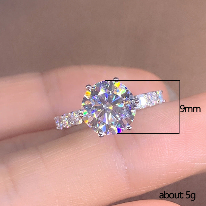 P5QA23J  Fashionable Moissanite Jewelry Wedding Diamond Ring