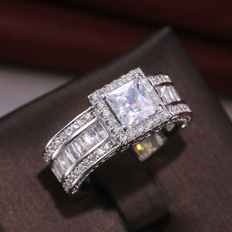P5QA27J  Fashionable Moissanite Jewelry Wedding Diamond Ring