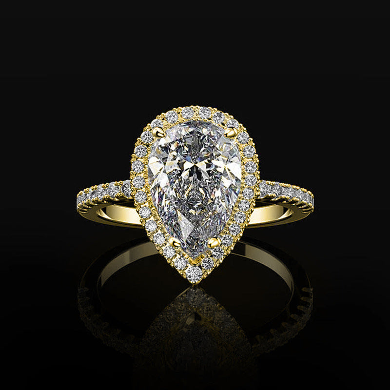 P5QA1J Fashionable Moissanite Jewelry Wedding Diamond Ring