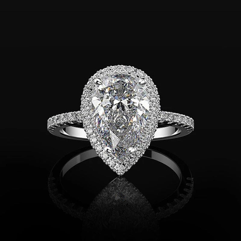 P5QA1J Fashionable Moissanite Jewelry Wedding Diamond Ring