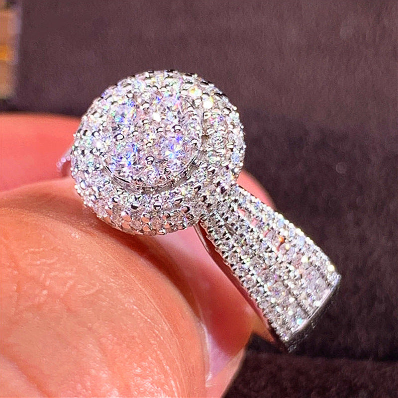 P5QA38J  Fashionable Moissanite Jewelry Wedding Diamond Ring