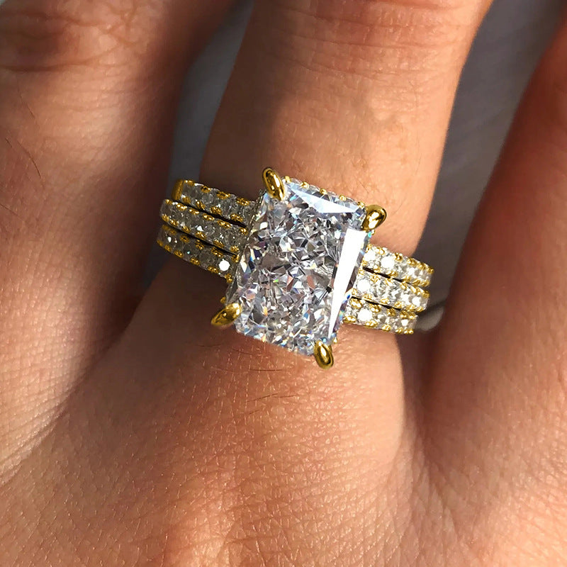 P5QA32J  Fashionable Moissanite Jewelry Wedding Diamond Ring