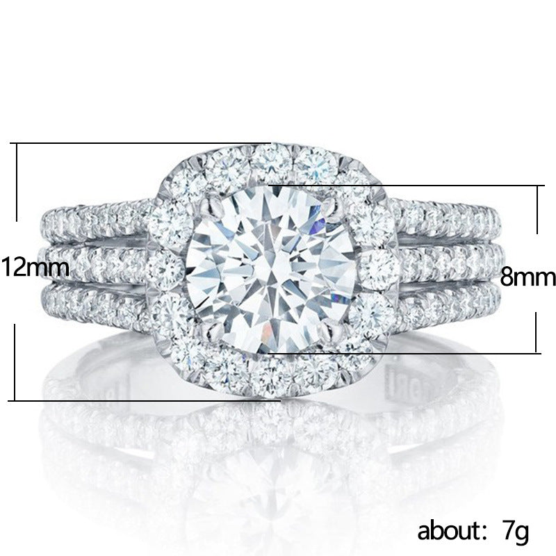 P5QA3J  Fashionable Moissanite Jewelry Wedding Diamond Ring