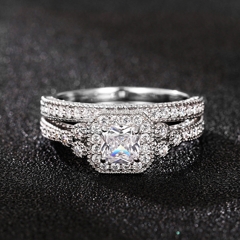 P5QA18J  Fashionable Moissanite Jewelry Wedding Diamond Ring