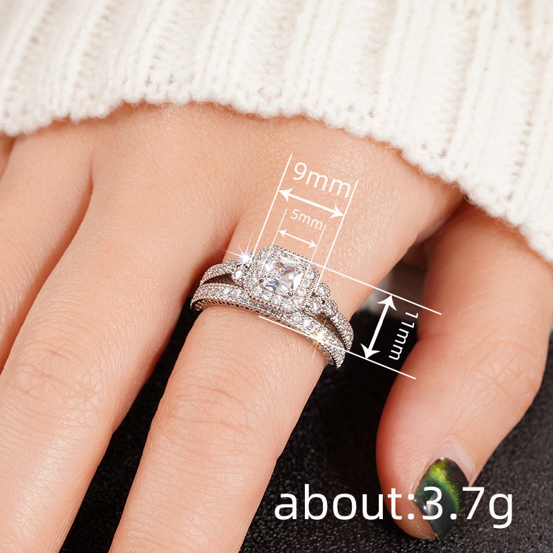 P5QA20J  Fashionable Moissanite Jewelry Wedding Diamond Ring