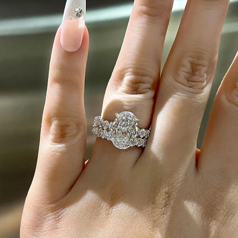 P5QA42J  Fashionable Moissanite Jewelry Wedding Diamond Ring