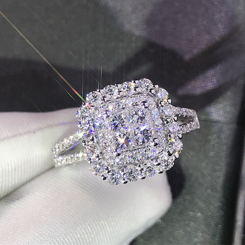 P5QA24J  Fashionable Moissanite Jewelry Wedding Diamond Ring
