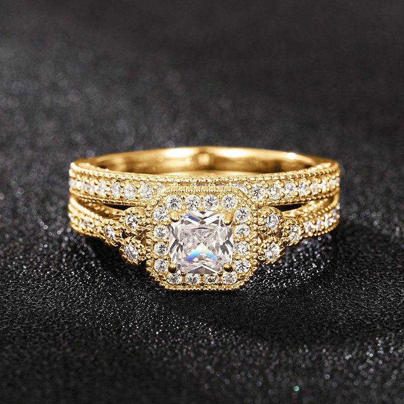 P5QA20J  Fashionable Moissanite Jewelry Wedding Diamond Ring