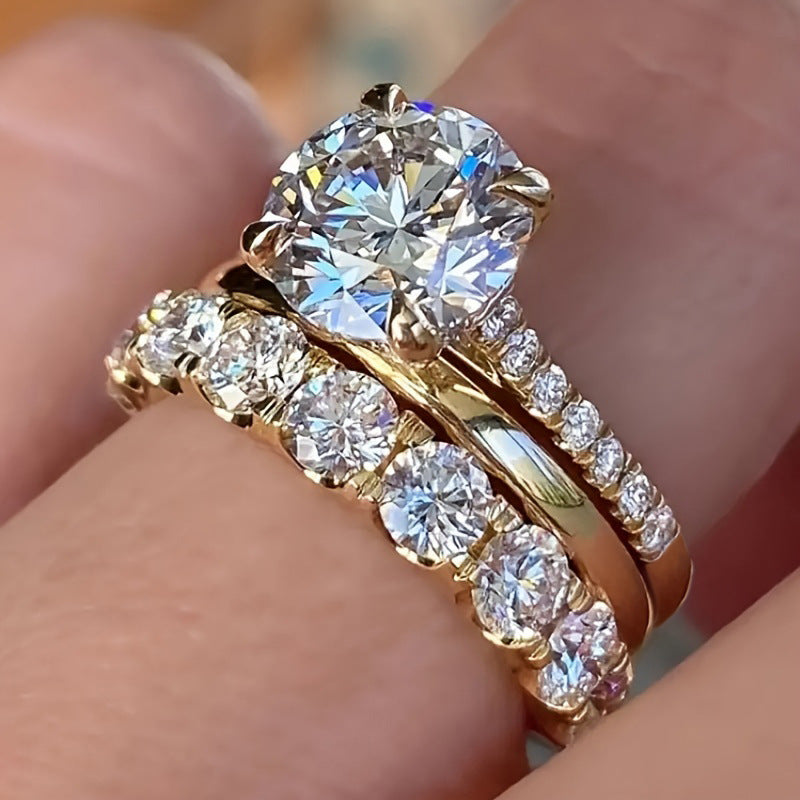 P5QA2J  Fashionable Moissanite Jewelry Wedding Diamond Ring