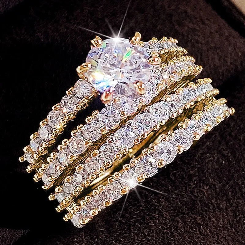 P5QA22J  Fashionable Moissanite Jewelry Wedding Diamond Ring