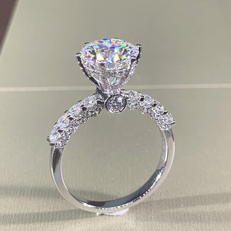 P5QA23J  Fashionable Moissanite Jewelry Wedding Diamond Ring